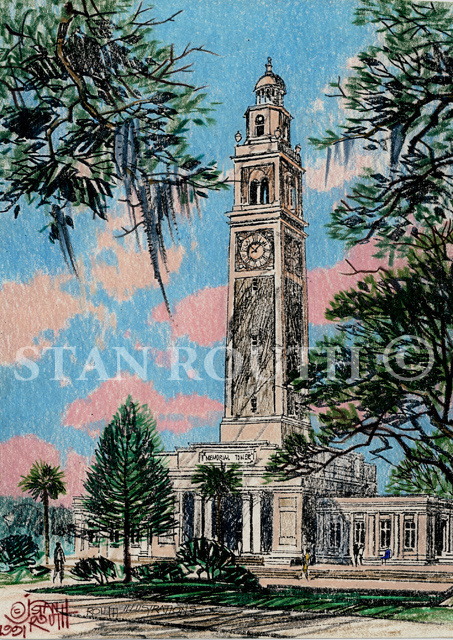Baton Rouge - LSU Memorial Tower '91