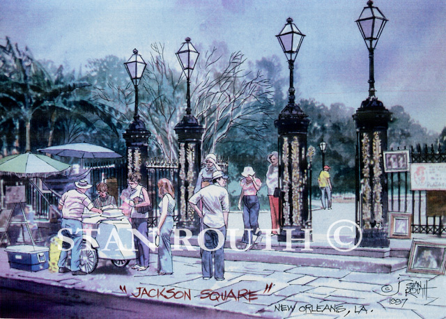 New Orleans, Jackson Sq Ice Cream Man - '97