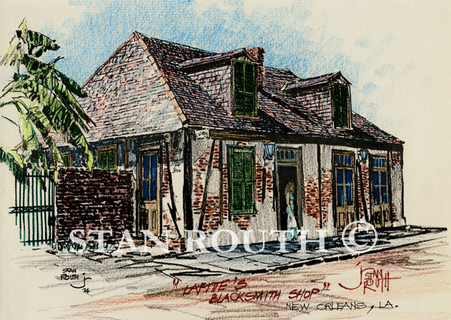 New Orleans, Lafitte's Blacksmith Shop - '74