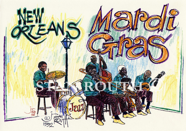 New Orleans, Mardi Gras Jazz - '92
