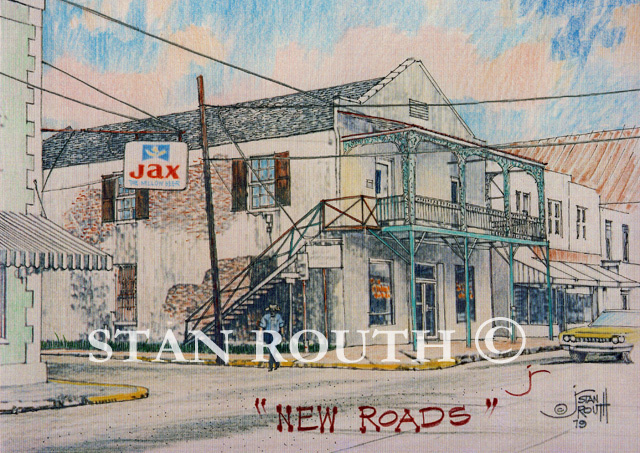 New Roads, Main Street, Jax Sign - '79
