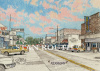 Ferriday,Louisiana art print-Main Street