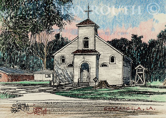 Chacahoula Catholic Church '90