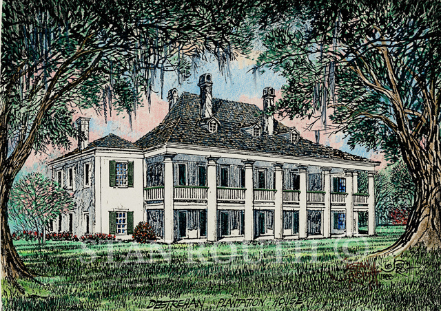 Destrehan Plantation House '88