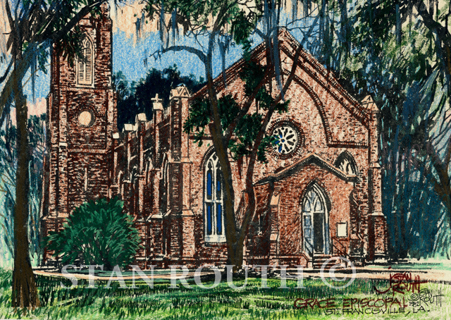 St Francisville, Grace Episcopal Church - '82