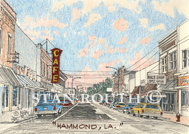Hammond, Main Street, Cafe - '91