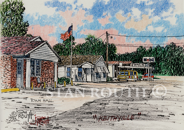 Keithville, Town Hall to Mobil - '93