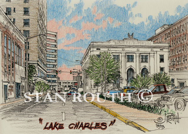 Lake Charles, Calcasieu Bank Downtown - '93