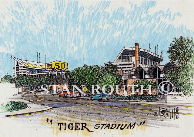 Baton Rouge, LSU Tiger Stadium South End - '05