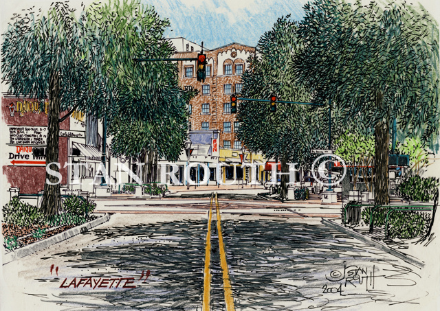 Lafayette,Louisiana art print-Downtown Dacquiri Shop