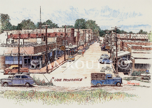 Lake Providence, Street Scene - '02