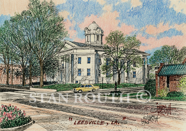 Leesville, Courthouse - '90
