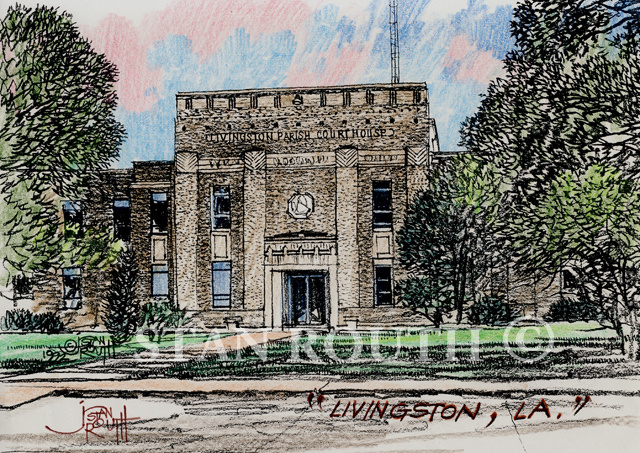 Livingston, Courthouse - '92