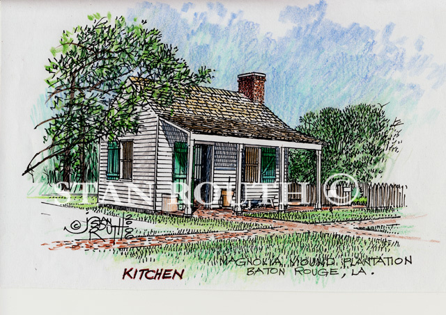 Baton Rouge, Magnolia Mound Kitchen - '06