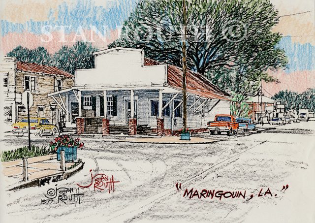 Maringouin, Street Scene, Cashio West 77