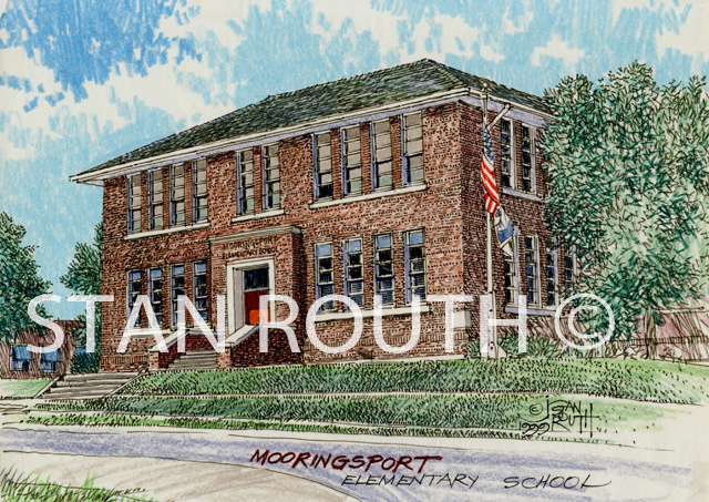 Mooringsport,Louisiana art prinr-Elementary School