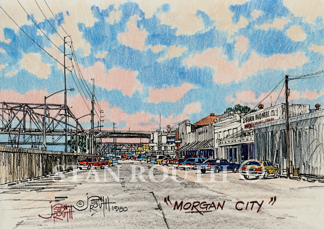 Morgan City, Riverfront - '90