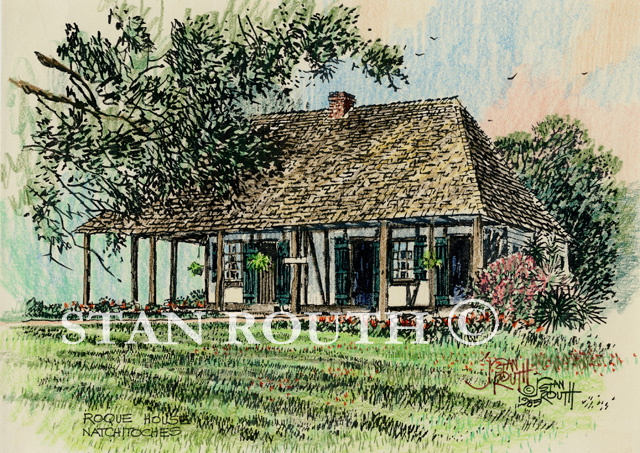Natchitoches, Roque House - '85