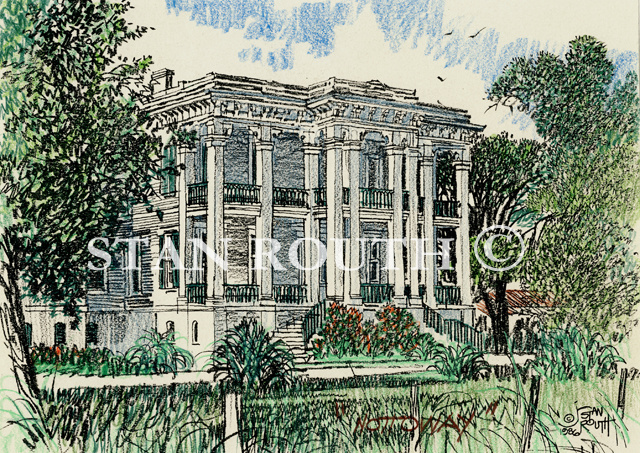White Castle,Louisiana art print-Nottoway Plantation House
