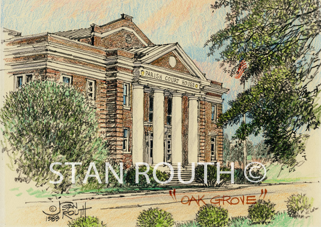 Oak Grove, North LA, Courthouse - ;83