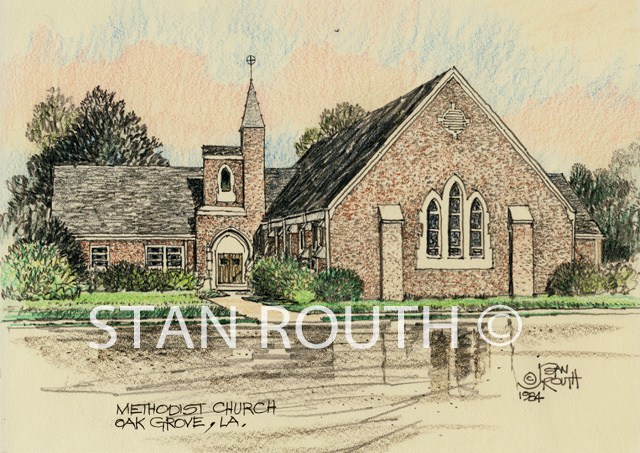 Oak Grove, North LA, Methodist Church - '84
