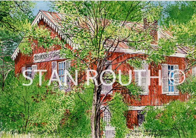 BatonRouge,Louisiana art print-OldHickoryLodge