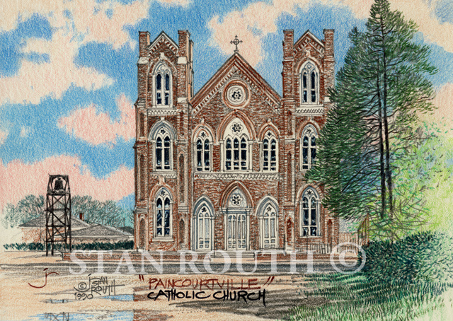 Paincourtville Catholic Church - '90