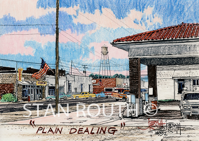 Plain Dealing, Service Station & Cafe - '92