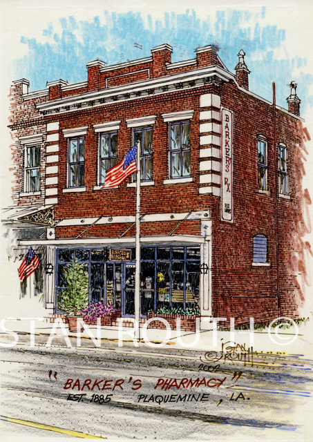 Plaquemine, Barker's Pharmacy - '02