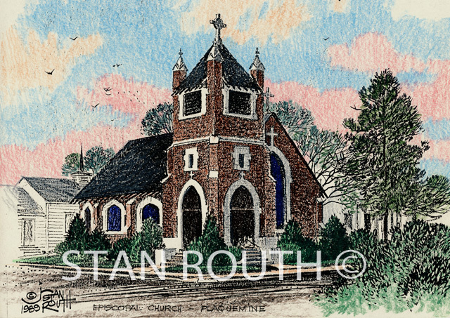 Plaquemine, Episcopal Church - '89