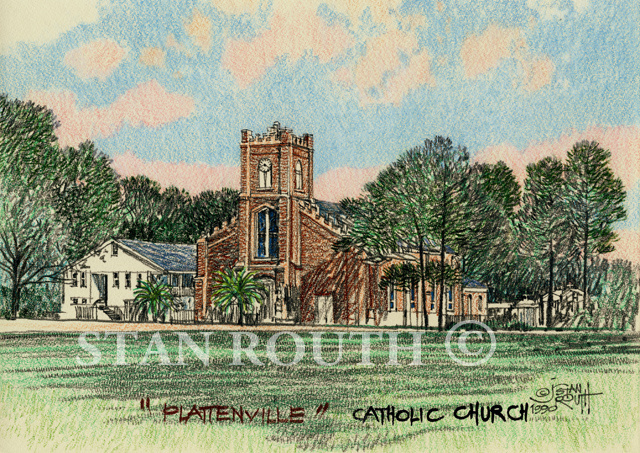 Plattenville Catholic Church, - '90