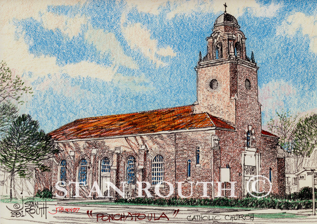 Ponchatoula, Catholic Church - '81