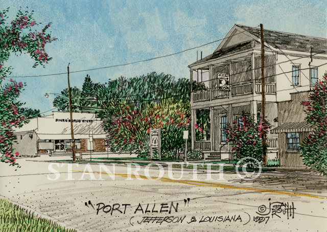 Port Allen, Bourg Drugs & Lodge - '97