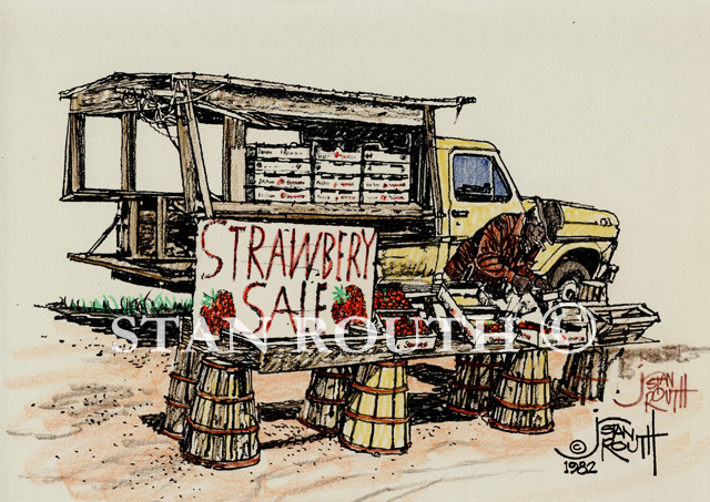 Prairieville Strawberry Sale - '82