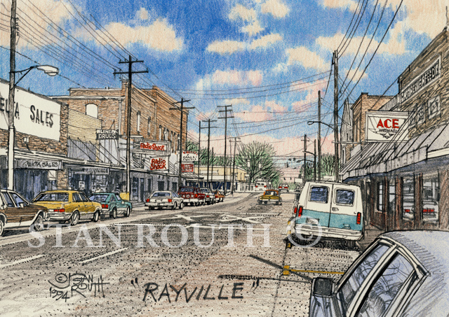 Rayville, Main Street - '94
