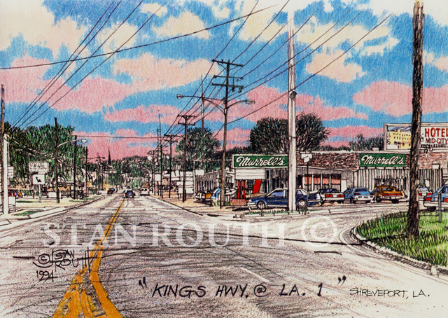 Shreveport. Kings Hwy at LA 1 - '94