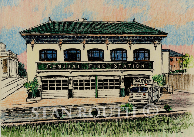 Shreveport, Old Central Fire Station - '85