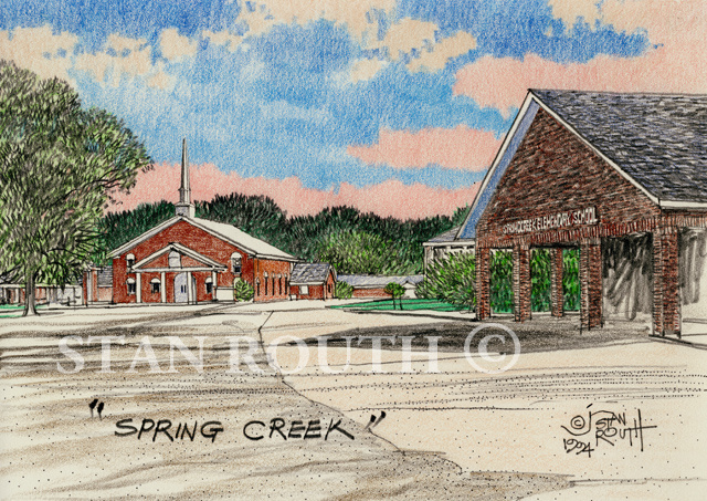 Spring Creek, School & Church - '94