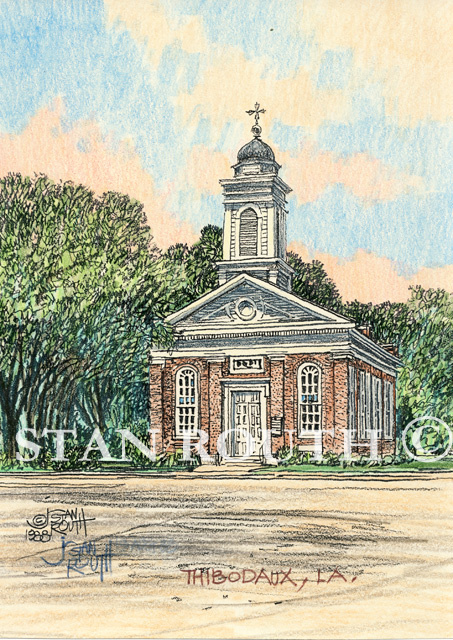 Thibodaux, Church - '88