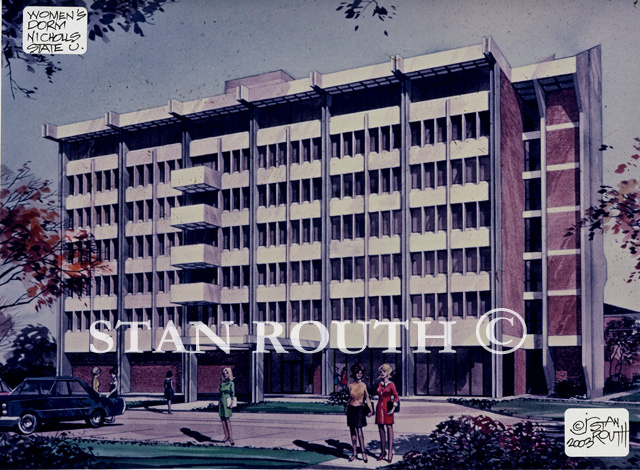 Thibodaux, Nicholls St Woman's Dorm 