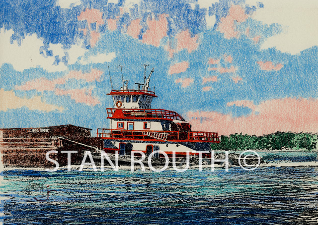 Tug on Intracoastal Waterway - '88